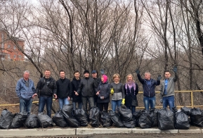 Участие в краевом субботнике