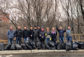 Участие в краевом субботнике