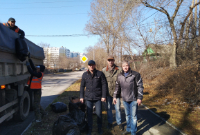 Участие в весеннем краевом субботнике в 2019 году