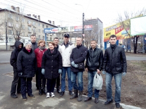 Участие сотрудников Комитета в общекраевых субботниках (апрель, май 2016 года)
