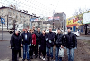Участие сотрудников Комитета в общекраевых субботниках (апрель, май 2016 года)