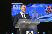 Михаил Дегтярев поздравил ветеранов Великой Отечественной войны с Днем Победы