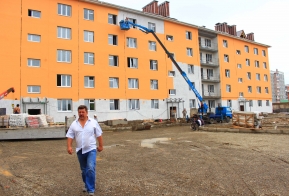 Строительство домов для граждан, пострадавших от наводнения